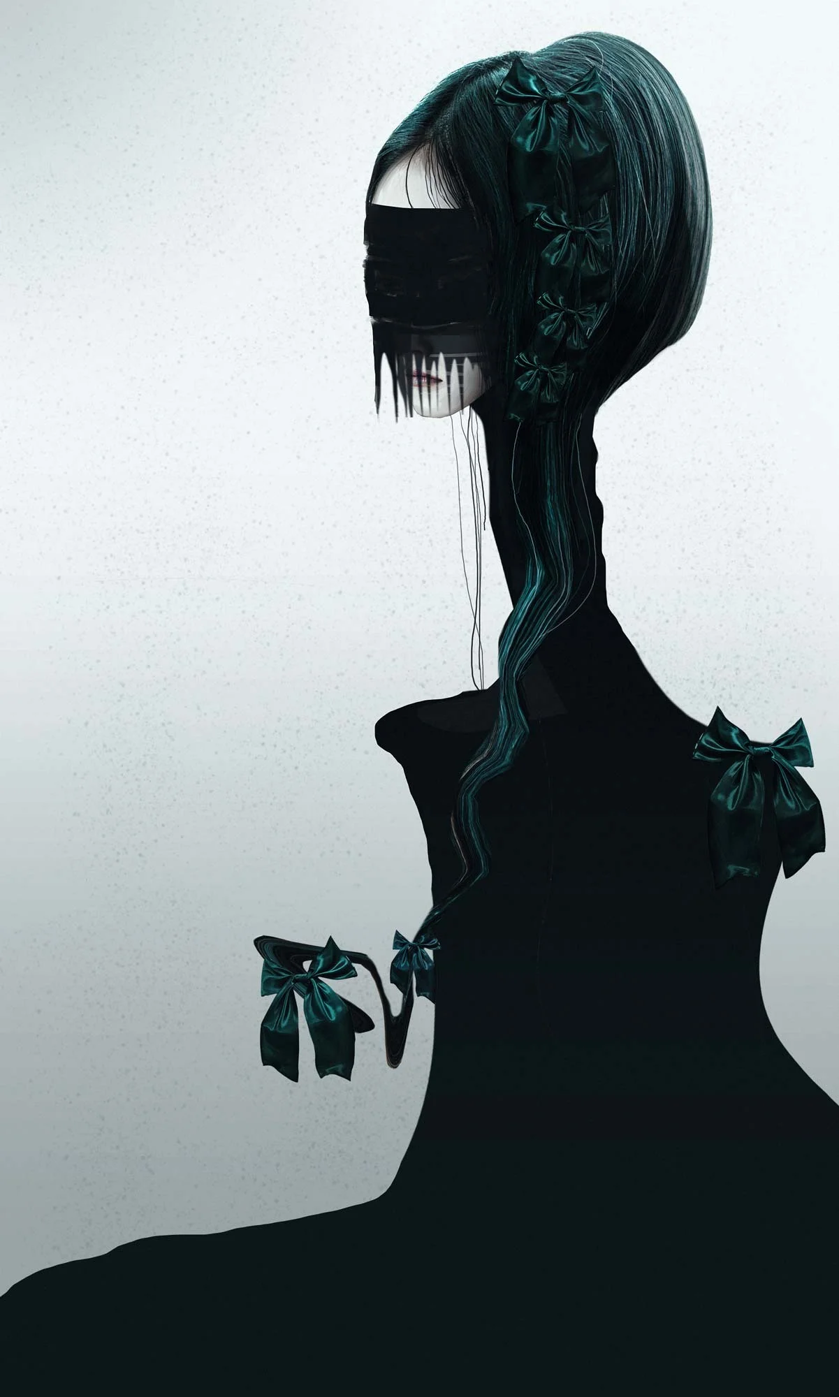 Woman Stuck In Blue