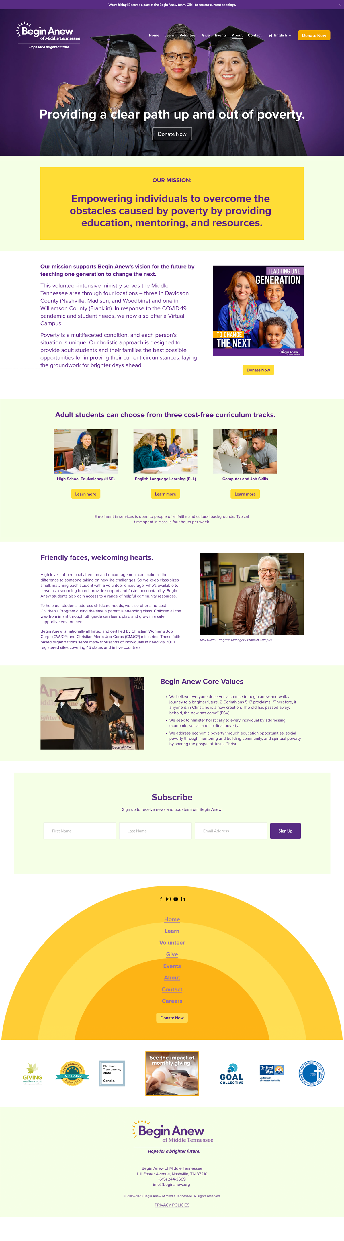 Begin Anew _ Who We Are