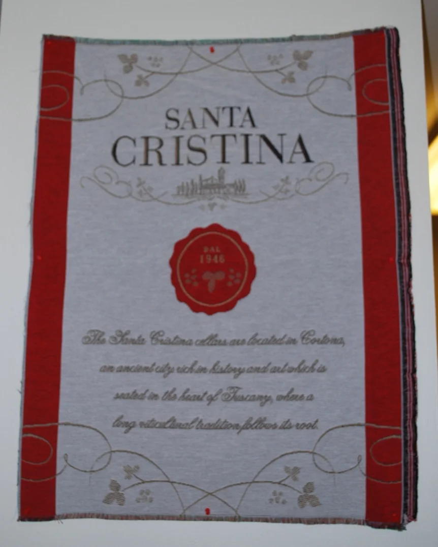 Santa Christina Toscana, Wine Blend, On Woven Canvas
