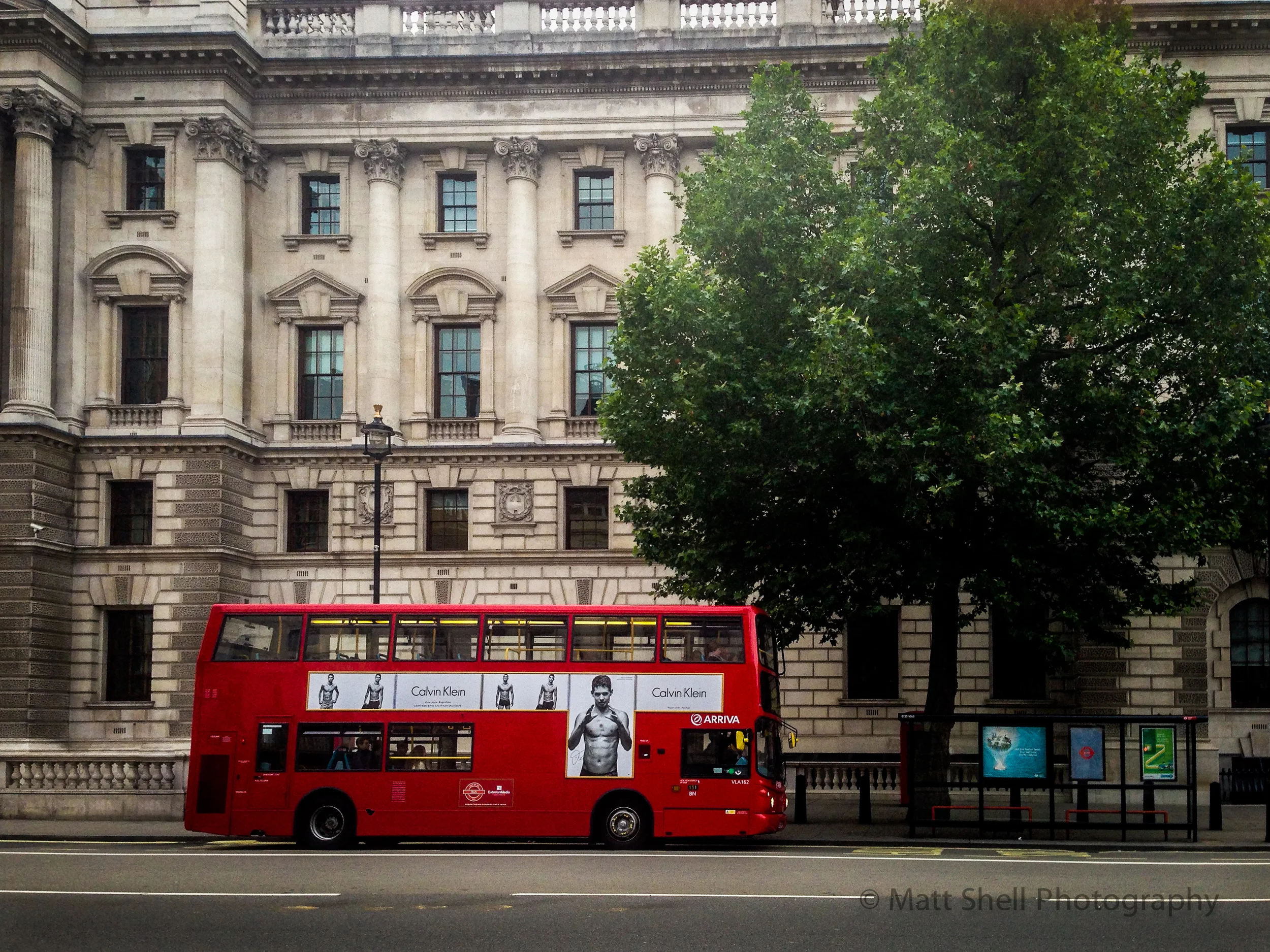 If you don't have a red phone box to shoot... shoot the red double decker bus!