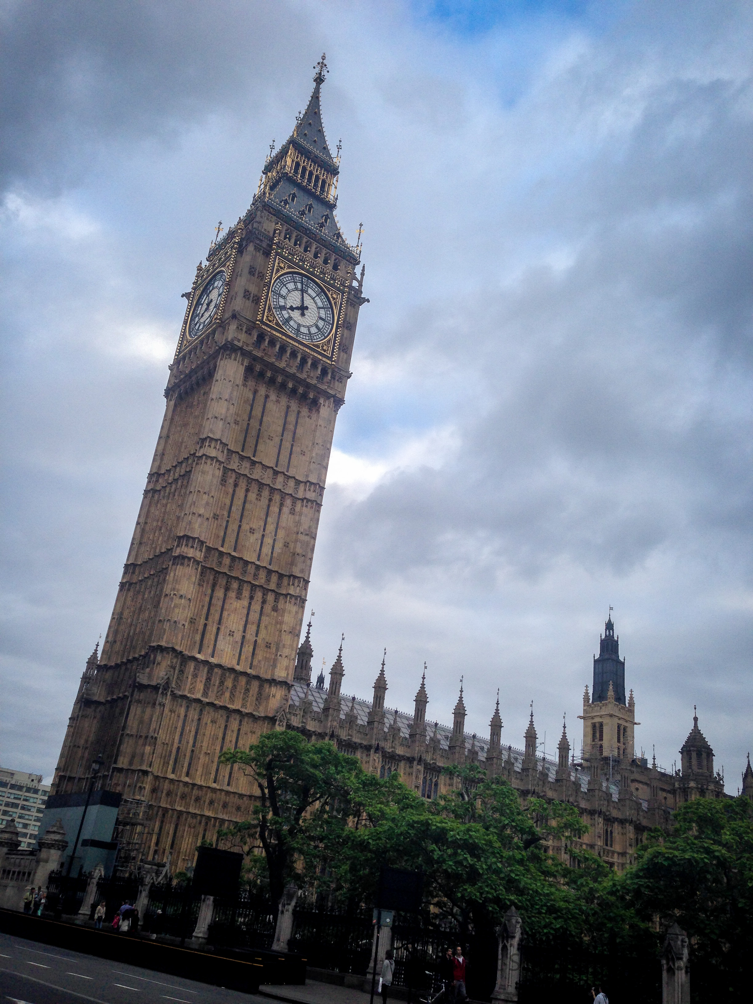 Sometime to make a regular photo a little more interesting, it helps to not shoot it straight on and level. In this case, I've seen this shot of Big Ben about a hundred million times, so I tried a different take on it.