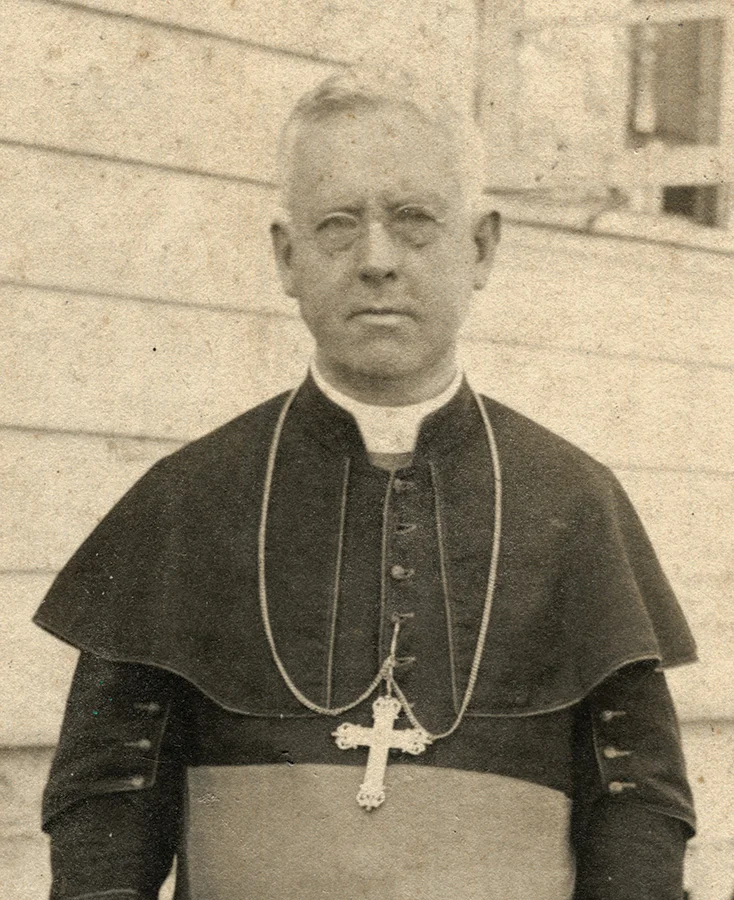Archbishop Jeremiah James Harty, the first American Archbishop of Manila. He was once a student of the Christian Brothers in St. Louis, Missouri.