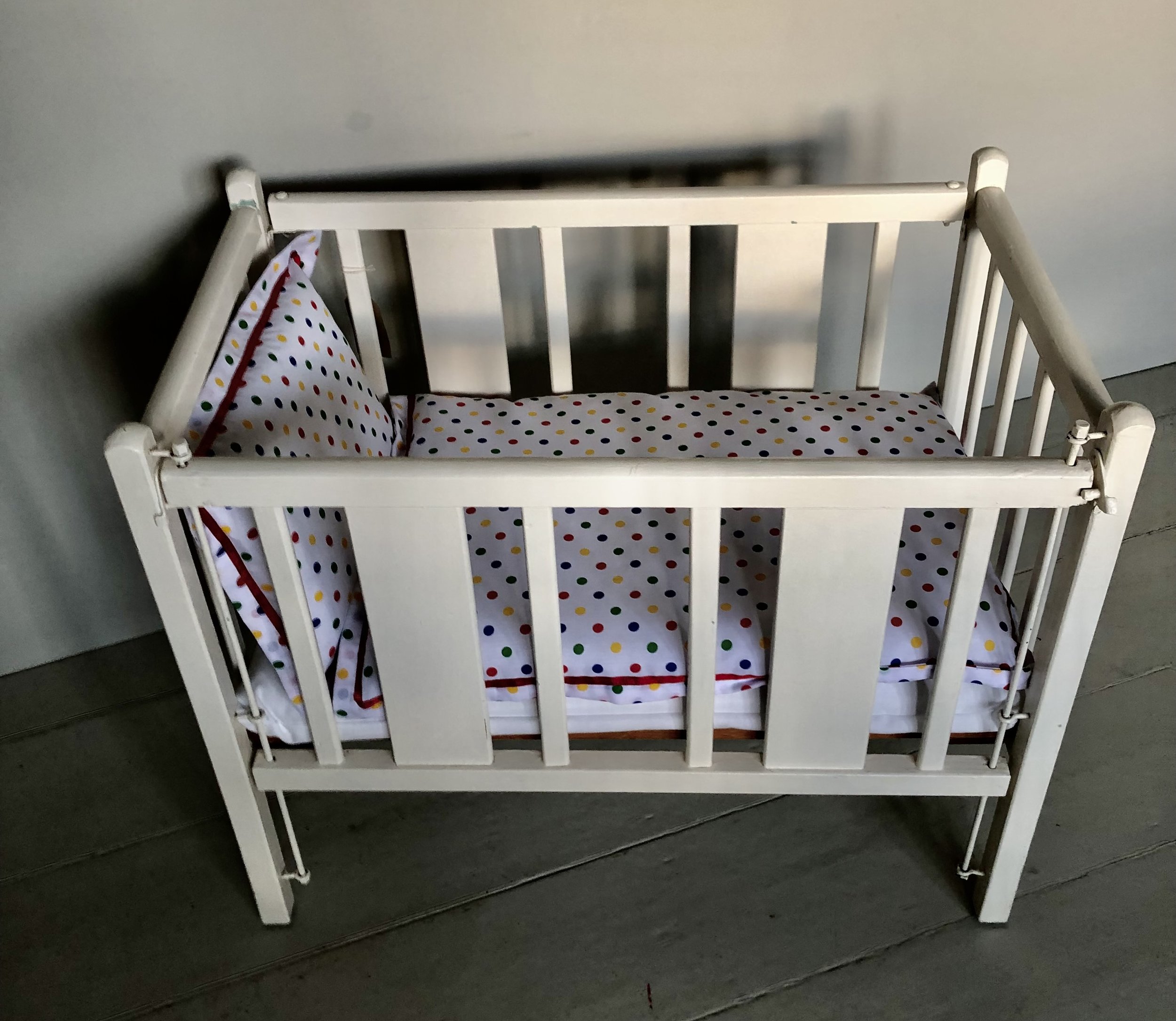 vintage dolls cot