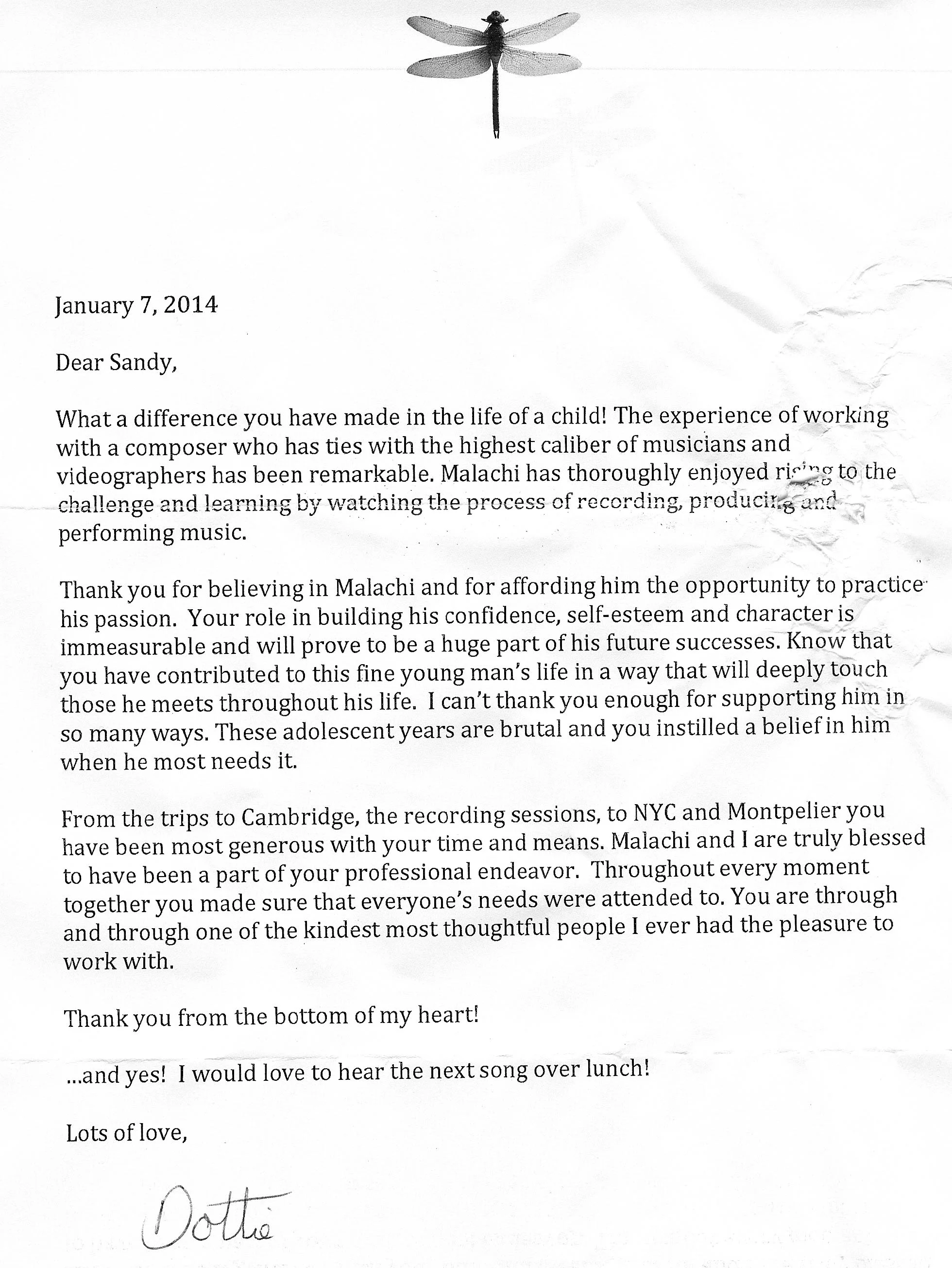 FROM MALACHI AFTER PERFORMING AT THE VT STATEHOUSE 1-7-14