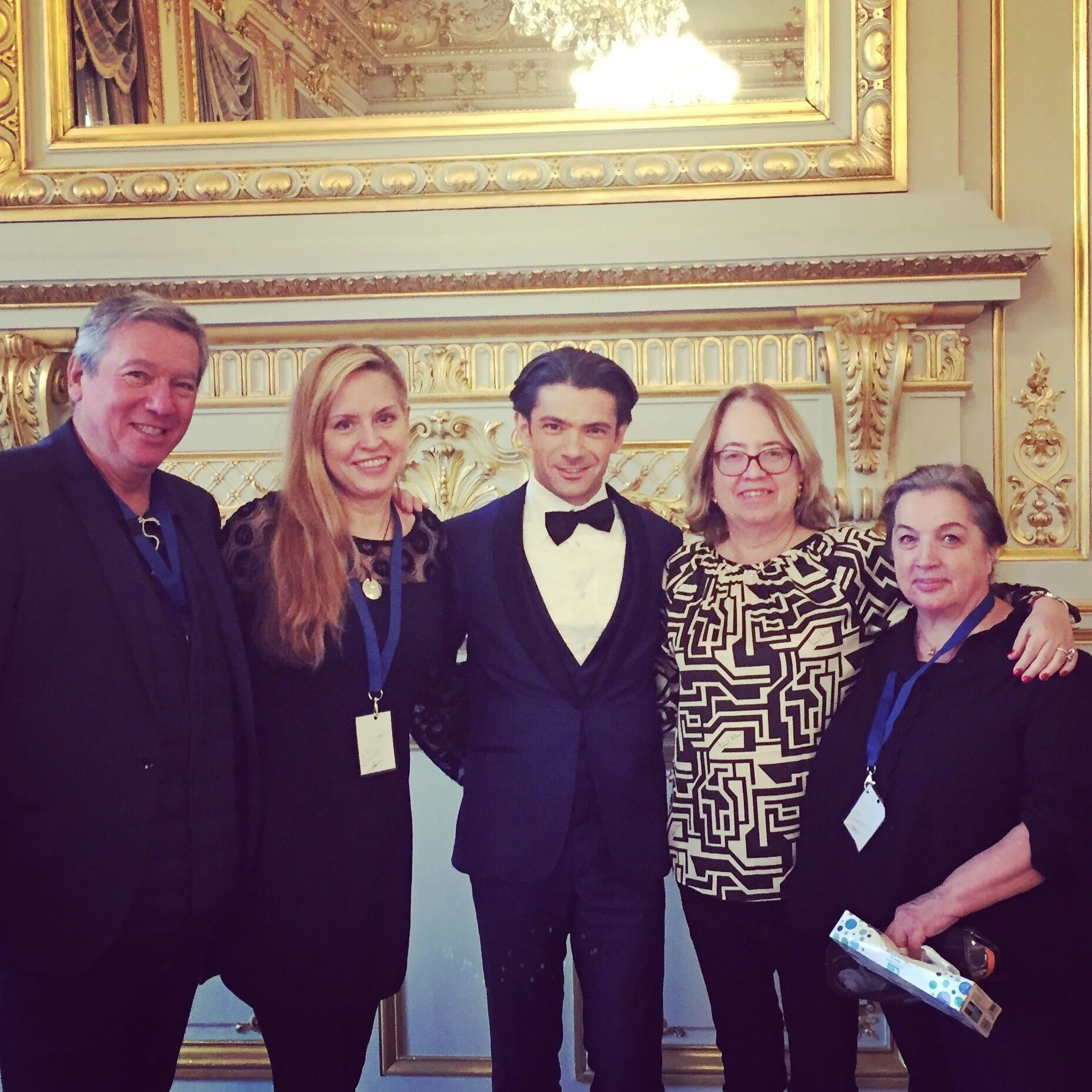 My team for a Gautier Capuçon shoot (Warner Music Group) at the Shangri-La