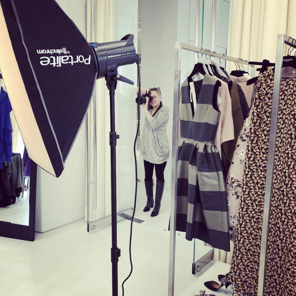 Photo shoot for Rochas