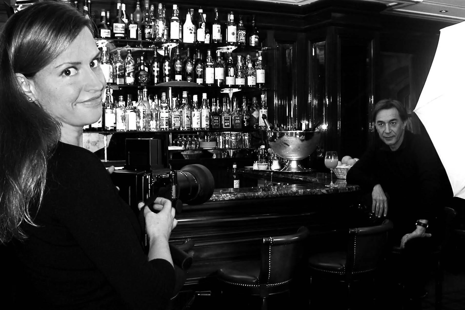 Richard Berry photo shoot for the Figaro at Hotel Vendôme