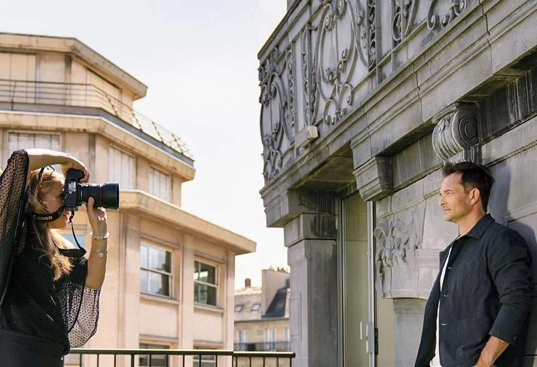 David Hallyday (Sony Music) exclusive press shoot at Fouquet's