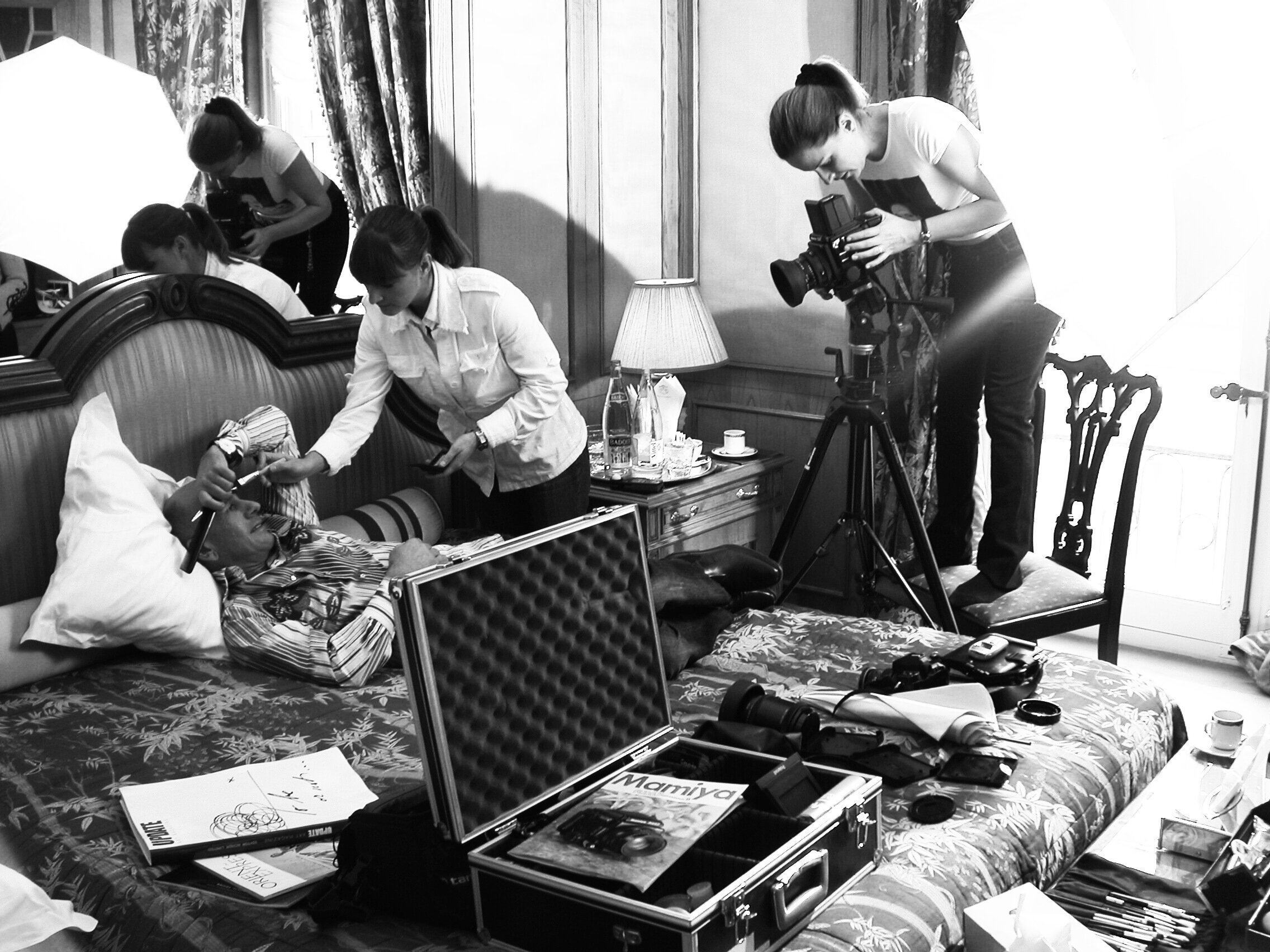 Men's fashion shoot for The Figaro at Hotel Vendôme