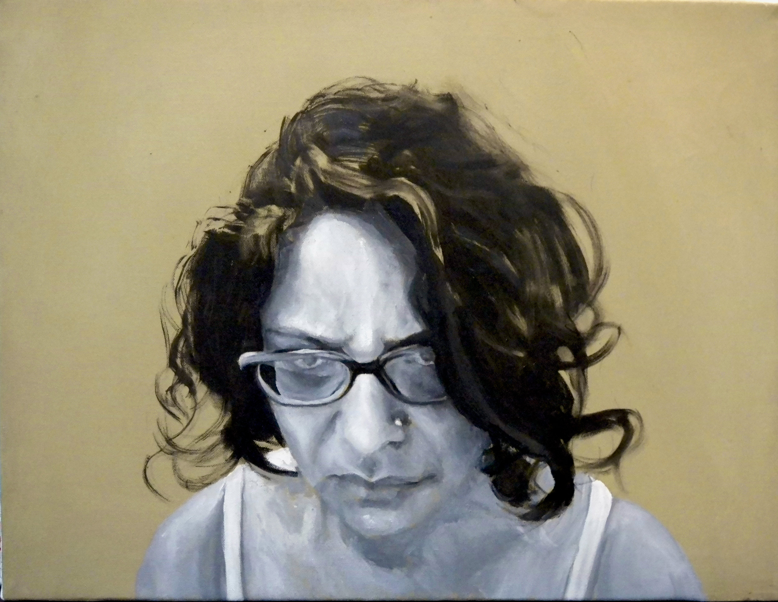 Aastha Oil on Canvas 18” x 24” Delhi, 2015