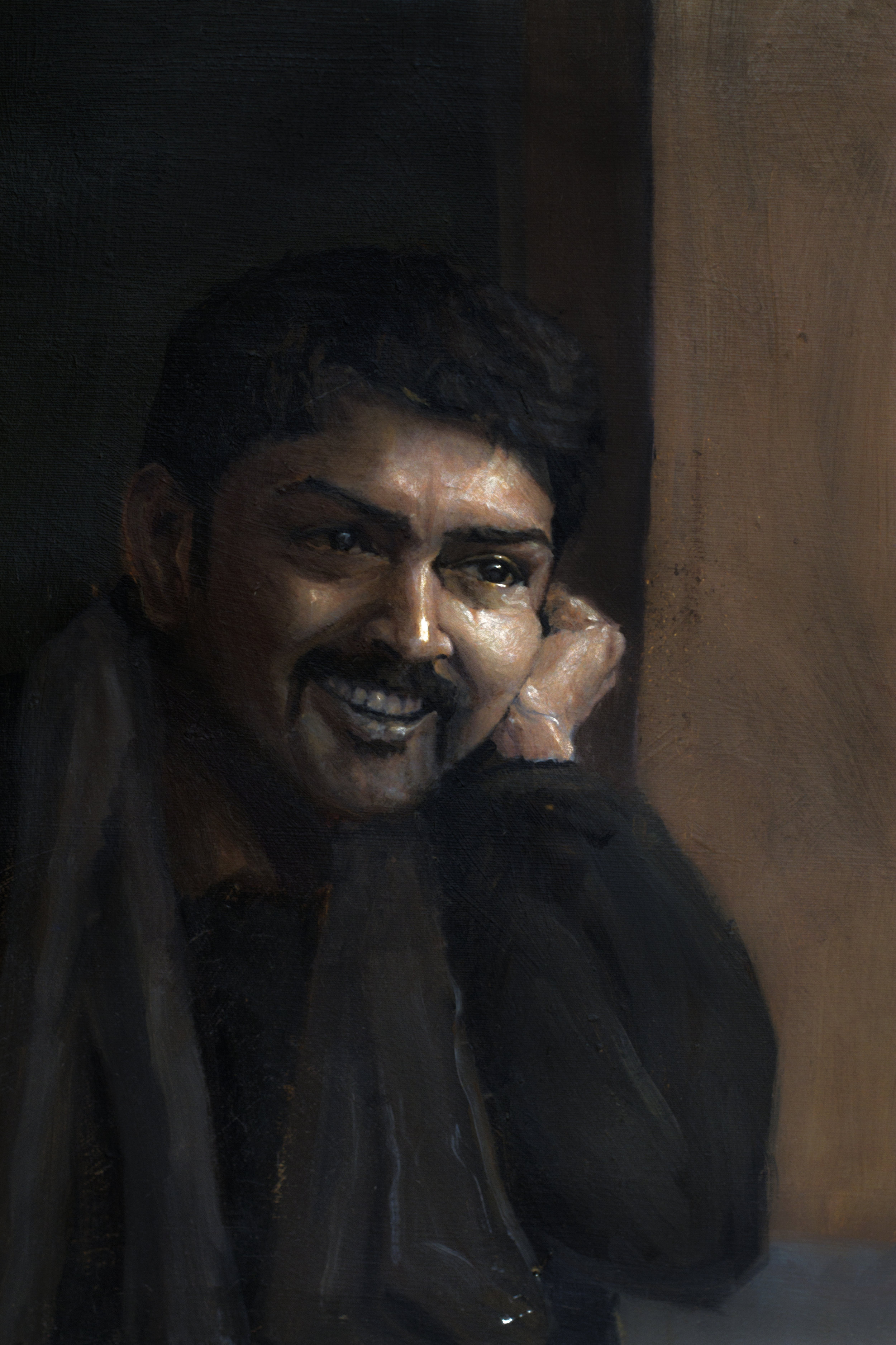 Asim Oil on Canvas 18” x 24” Kolkata, 2010