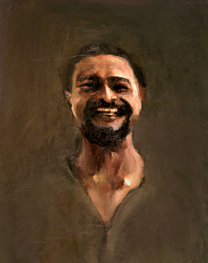 Swastik Oil on Hardwood Board 18” x 24” Kolkata, 2009