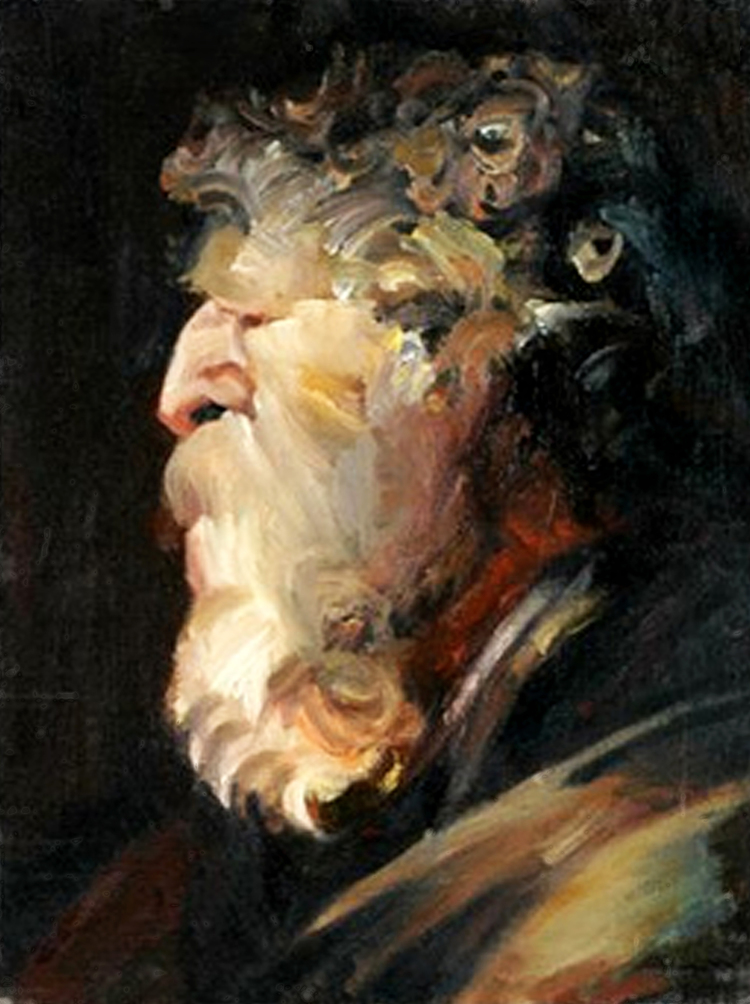 Study after Rubens Oil on HardBoard 18" x 24" Erode, 2007 