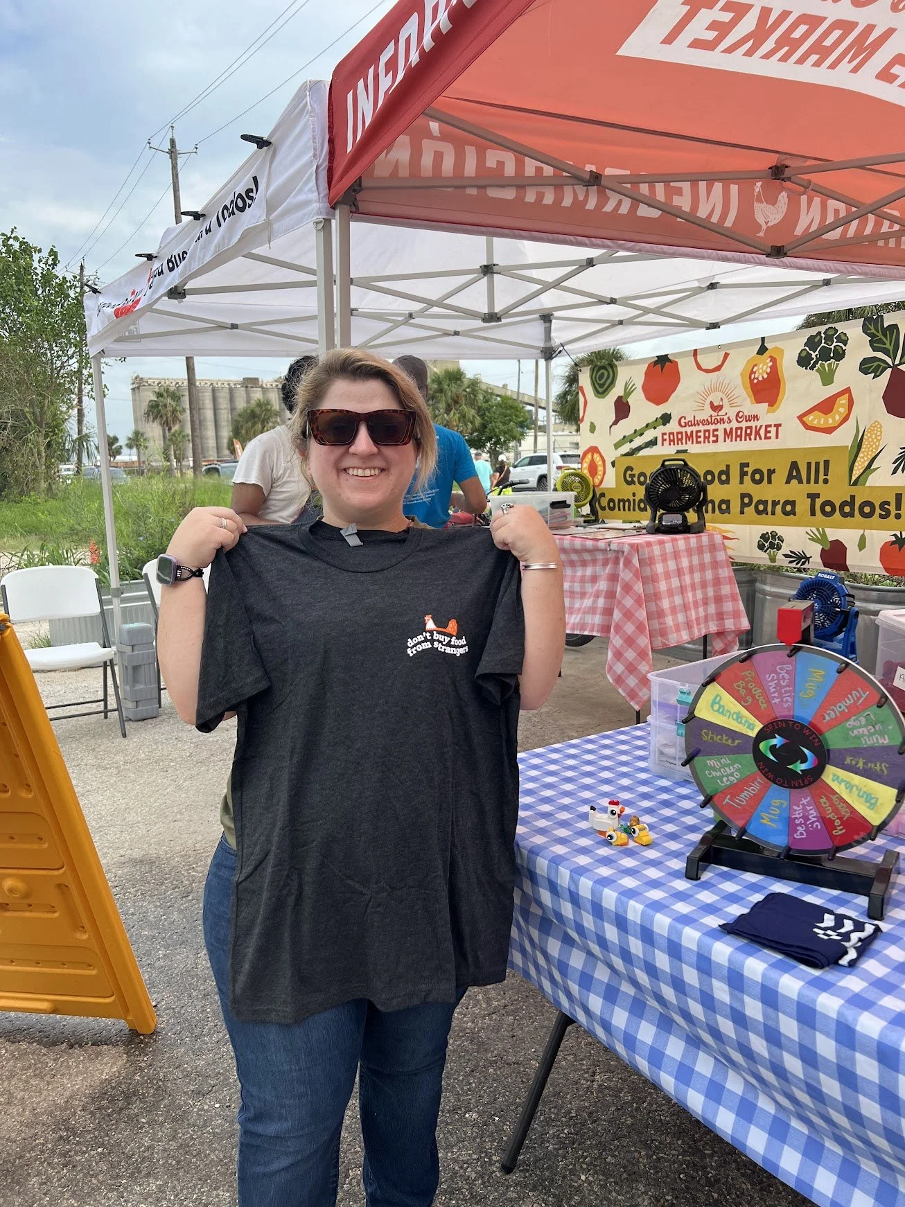  Don't forget to get your  Besties card  punched so you can win a sweet prize (like this DBFFS shirt!)! You get to spin the wheel when you complete one full card. 