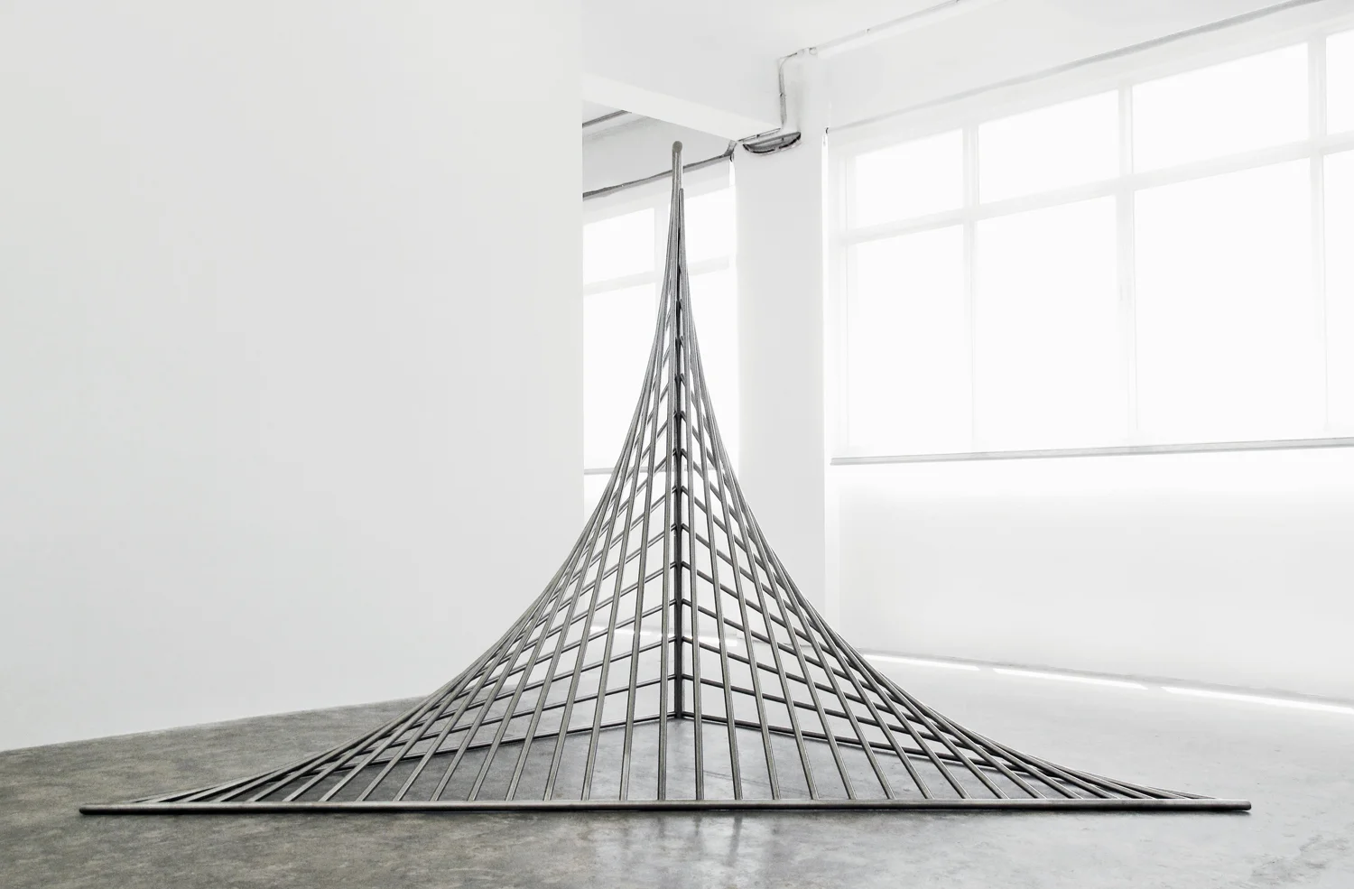   Glitch  , 2010, stainless steel, 380 x 185 x 267 cm     
