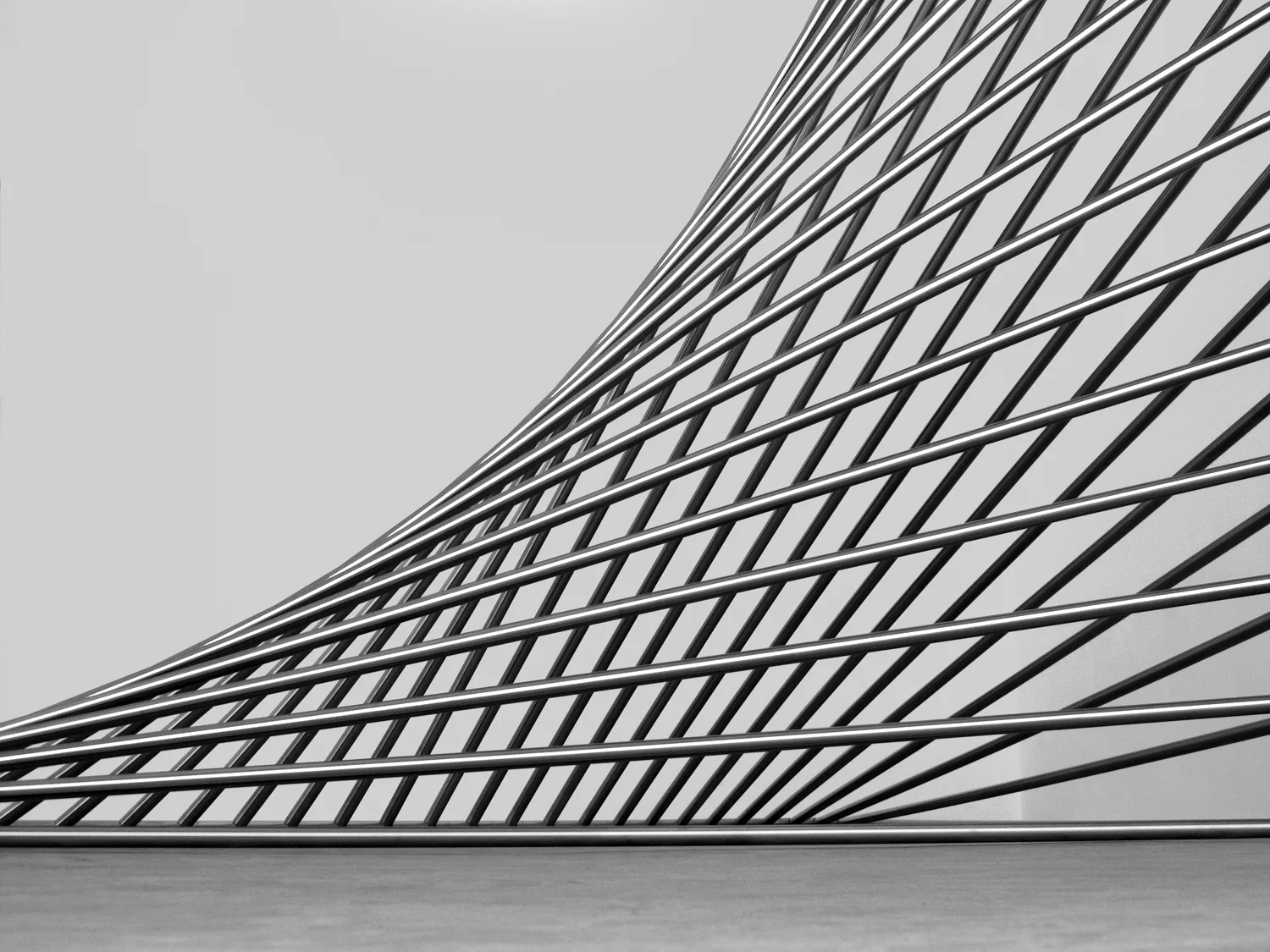   Glitch  , 2010, stainless steel, 380 x 185 x 267 cm  