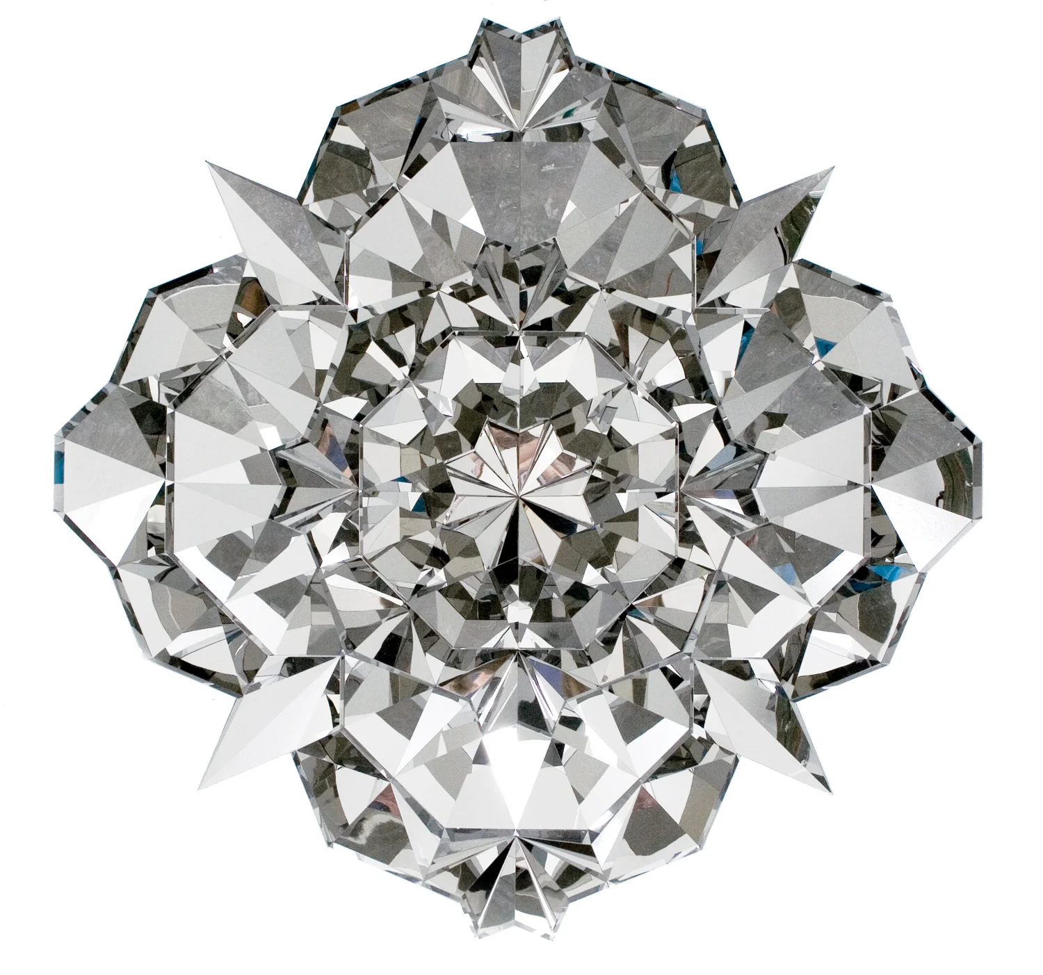Epistrophy 1 , 2009, polished stainless steel, 150 x 150 x 100 cm