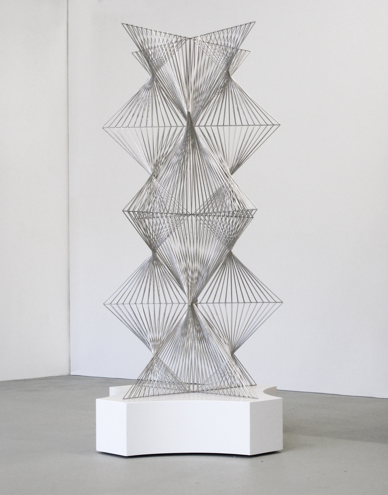   Allotropy  , 2010, stainless steel, 182 x 90 x 90 cm     