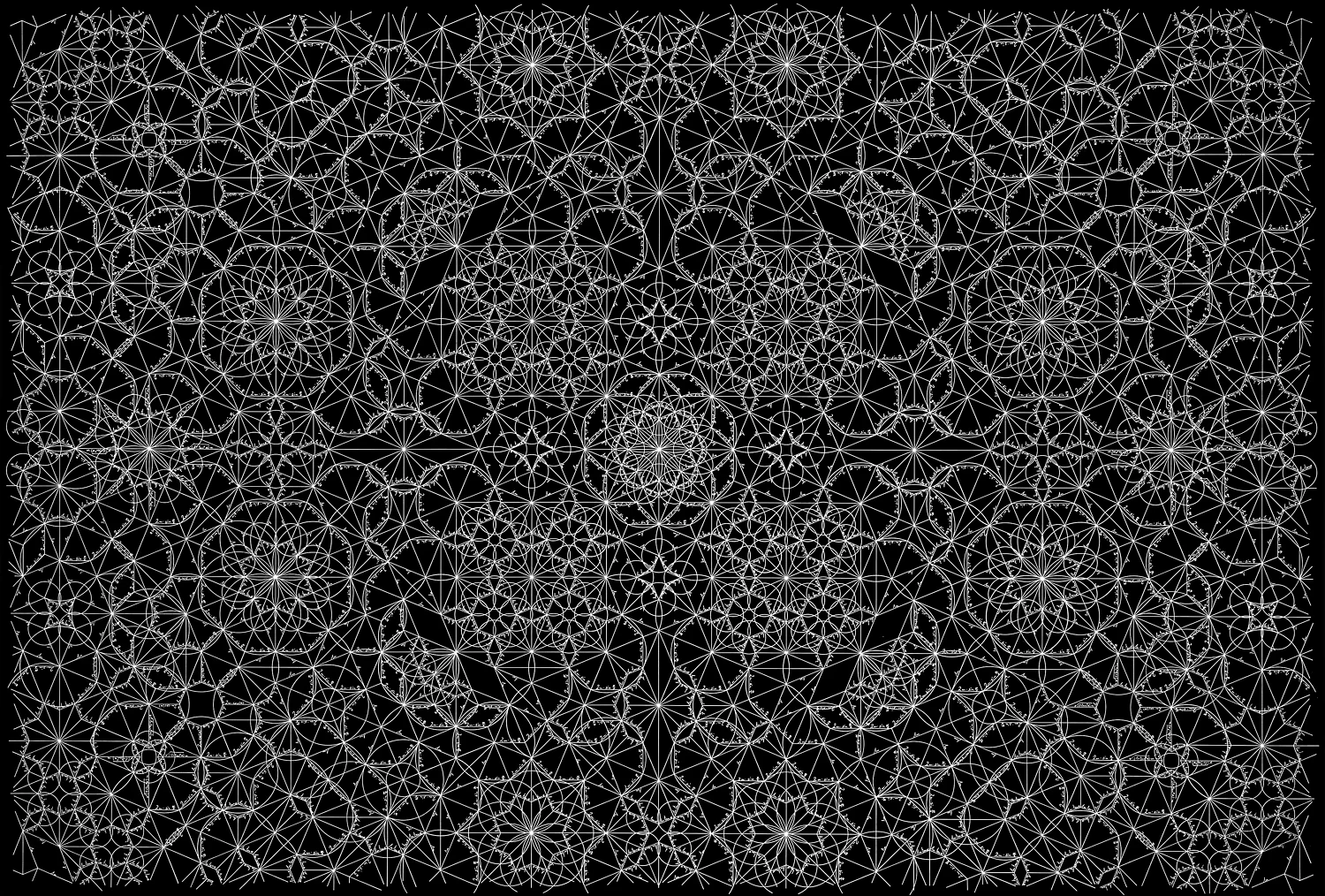 One and One #20 , 2010, ink on pigmented paper, 102,5 x 144,5 cm