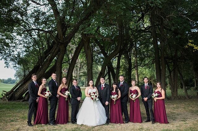 Shannon &amp; Nathan with their bridal party on their beautiful fall wedding day at Nazareth Hall
⠀⠀⠀⠀⠀⠀⠀⠀⠀
⠀⠀⠀⠀⠀⠀⠀⠀⠀ #kristennicolephotography #weddingphotography #toledo #lifestylephotos #weddingphotographyideas
#weddingphotoinspiration #firstsandl