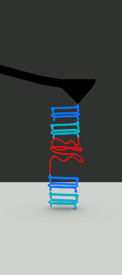 Animation of AFS unfolding of a talin-Ig construct