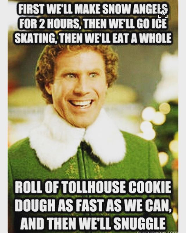 Ok we probably won't snuggle... but there will be lots and LOTS of cookies, so come celebrate Christmas with us tonight at 6! You know the place!