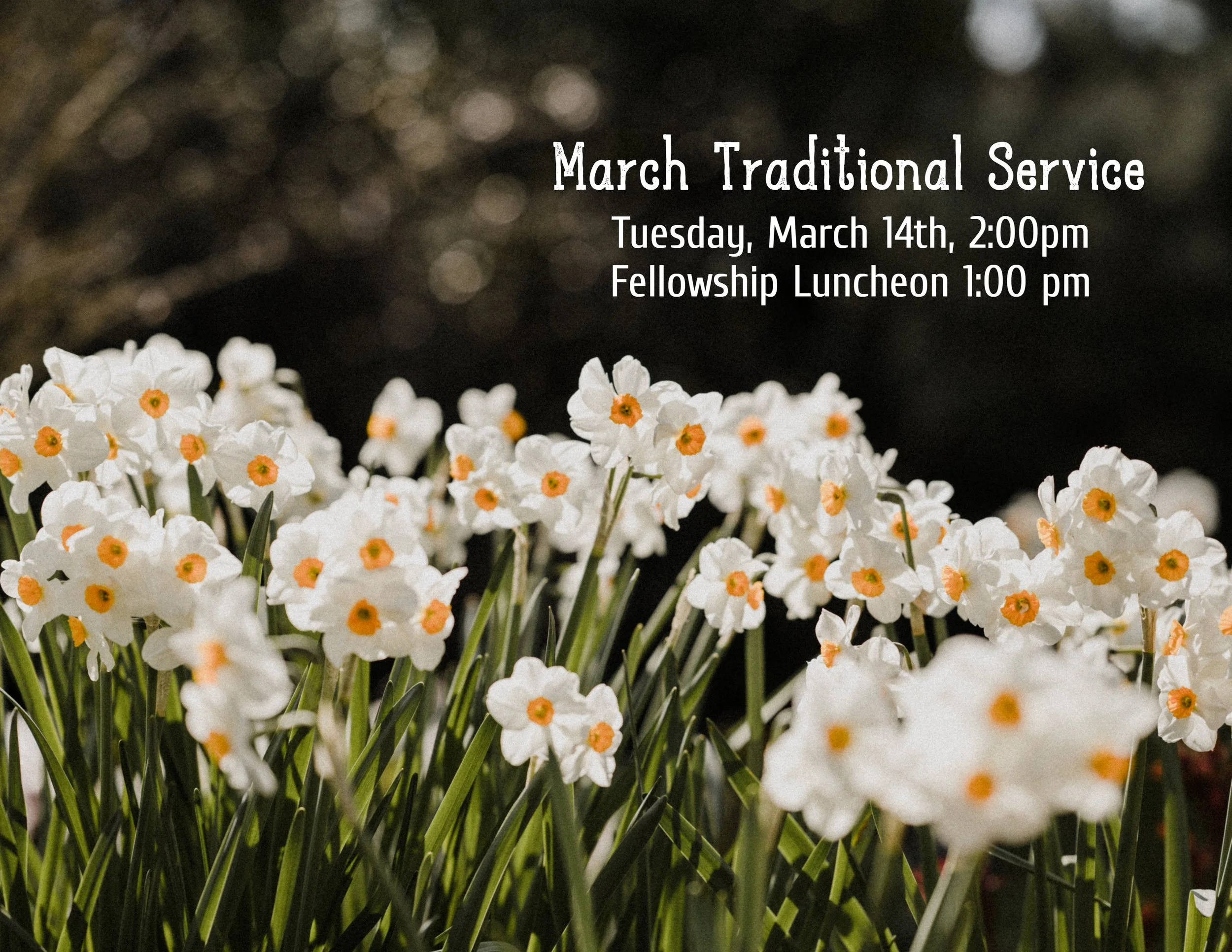 March Traditional Service