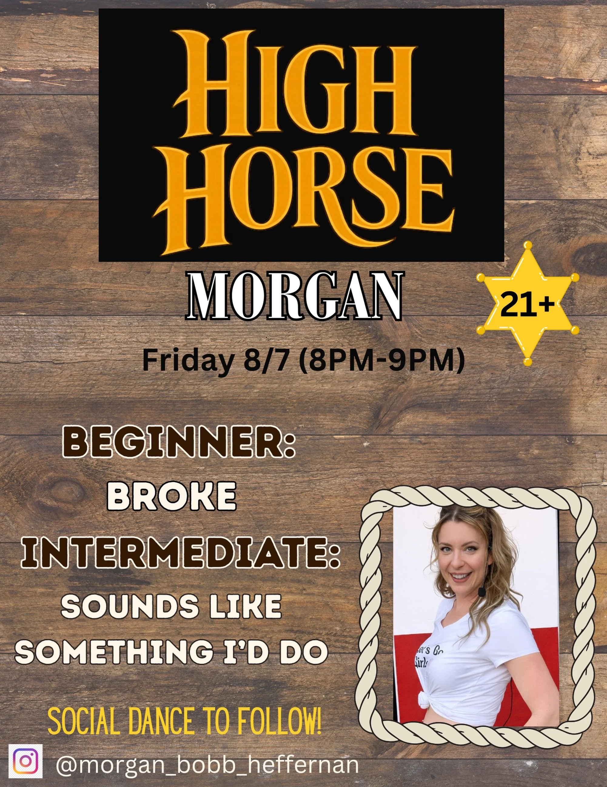 It&rsquo;s finally Friday! Line dance lessons tonight are beginner and intermediate with Morgan. Don&rsquo;t forget to stick around for our Boots, Beats, and Beers dance party starting at 10pm!