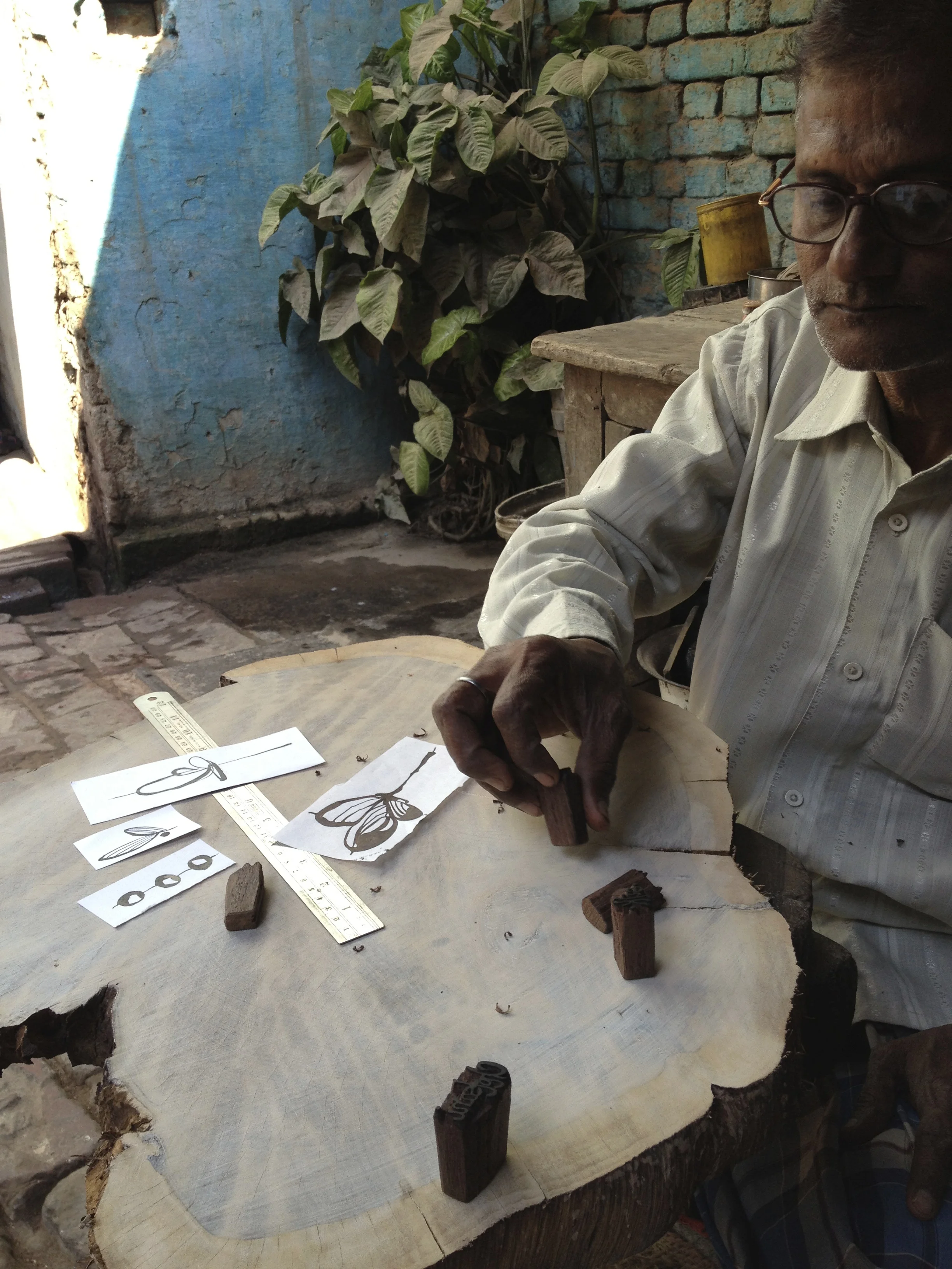 Subbash in his shop, Khojwa, Varanasi, 2013