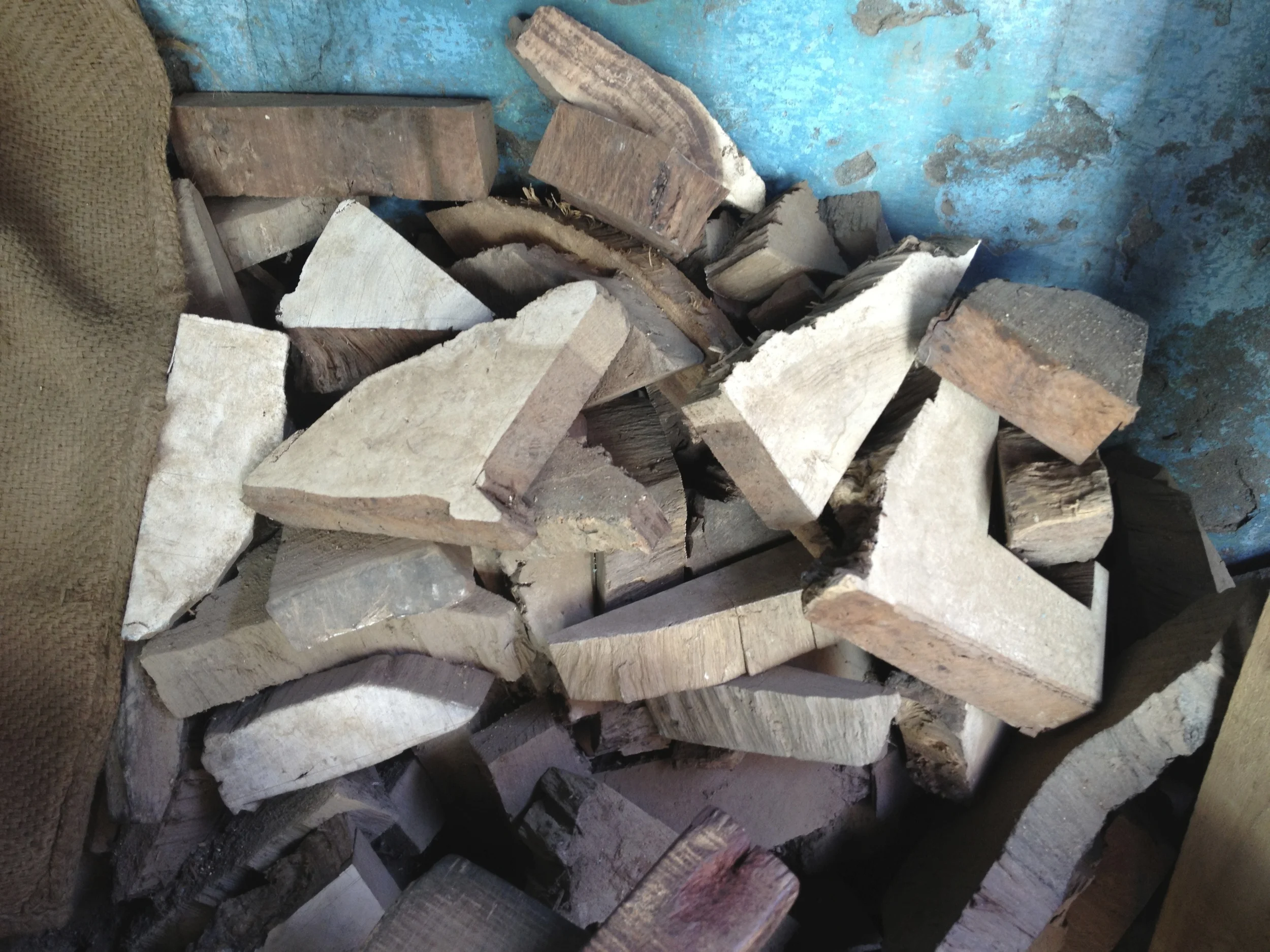 wood for carving blocks/designs, Subbash's shop