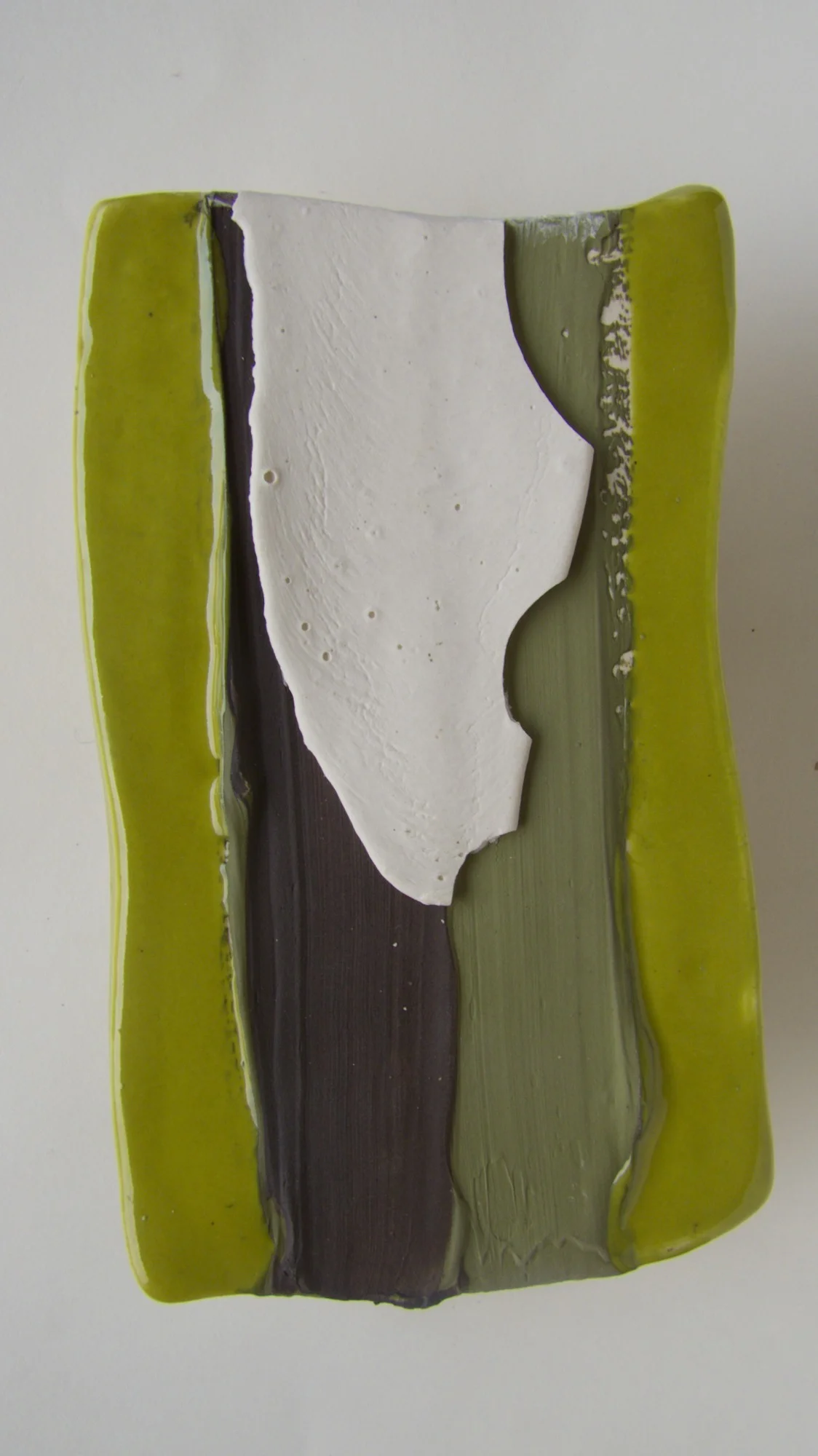 Kickstarter $50.00 donors - Nancy Stuart and David Lang - THANK YOU!! (2 ceramic tiles from my current body of work)