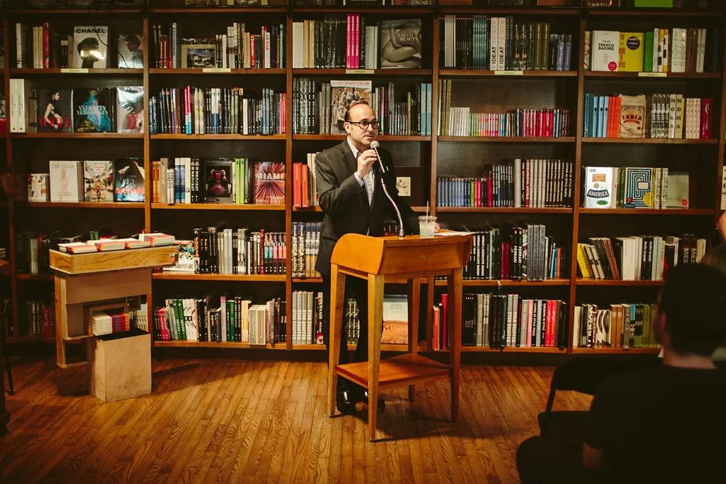 Victor Santiago of Books & Books introduces Jimmy Santiago Baca. 