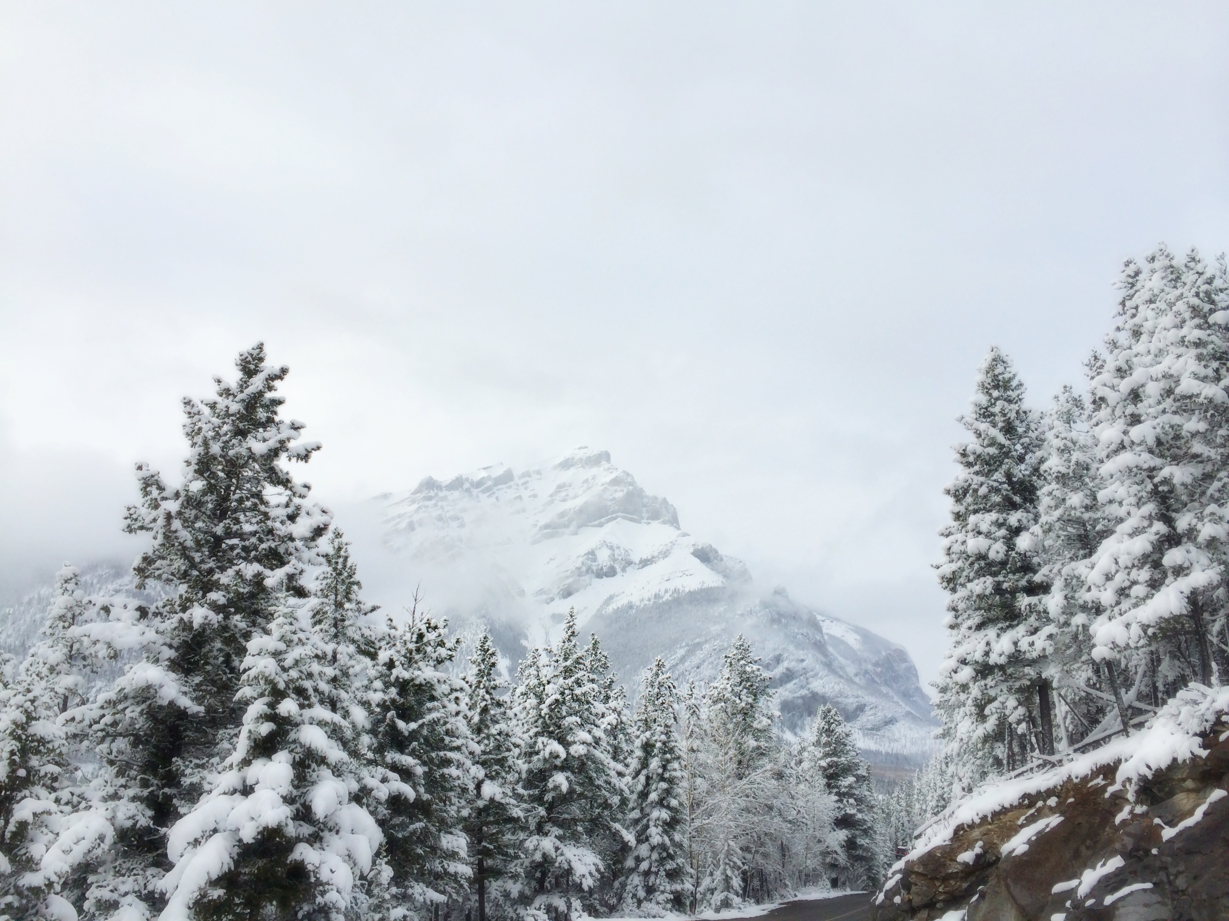 Breathtaking views in Banff, May 2014, snapped on my iPhone.