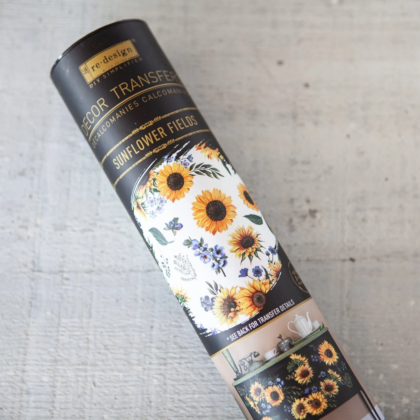 Sunflower Fields - Decor Transfer