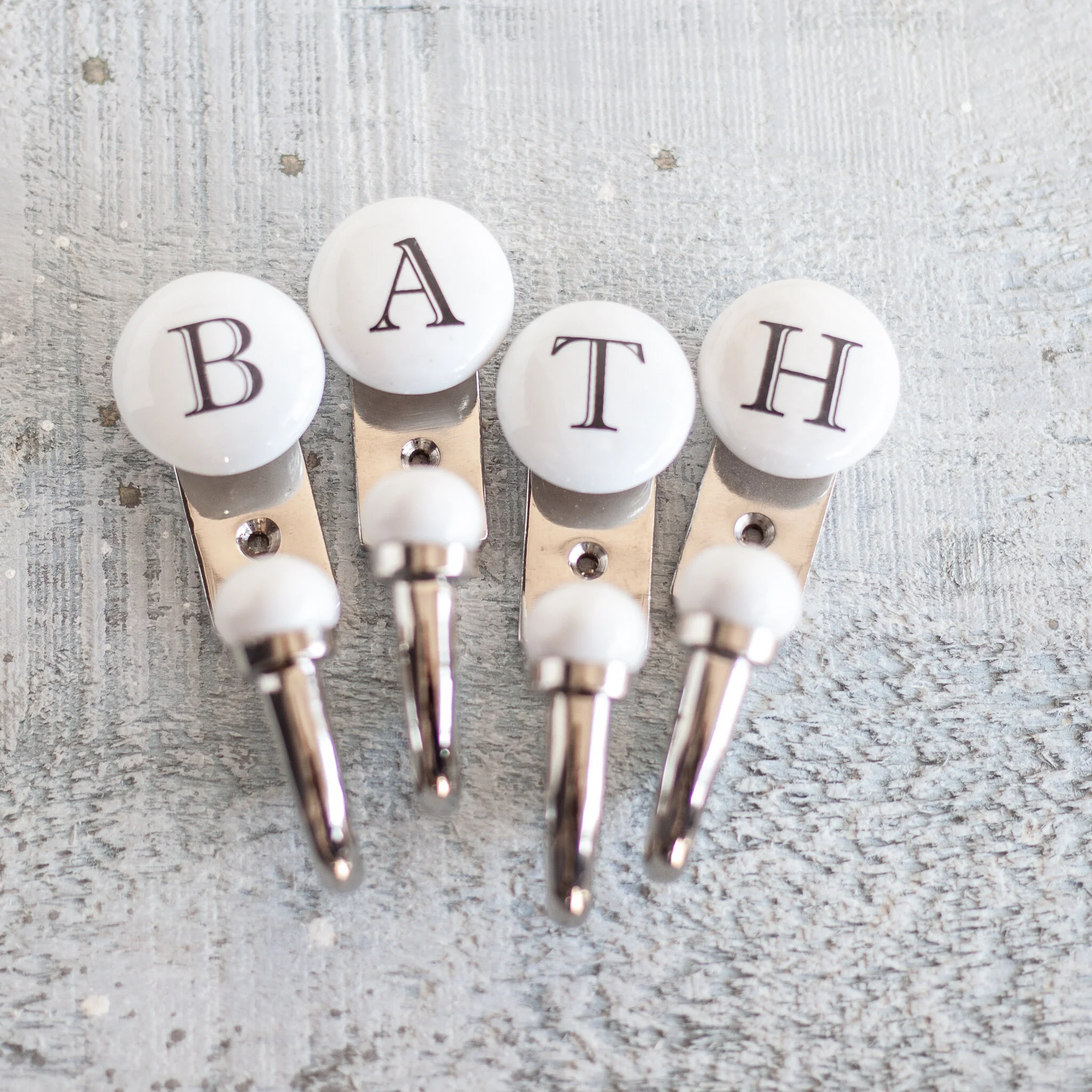 Alphabet Hooks (All Letters Available) — Mango Reclaimed