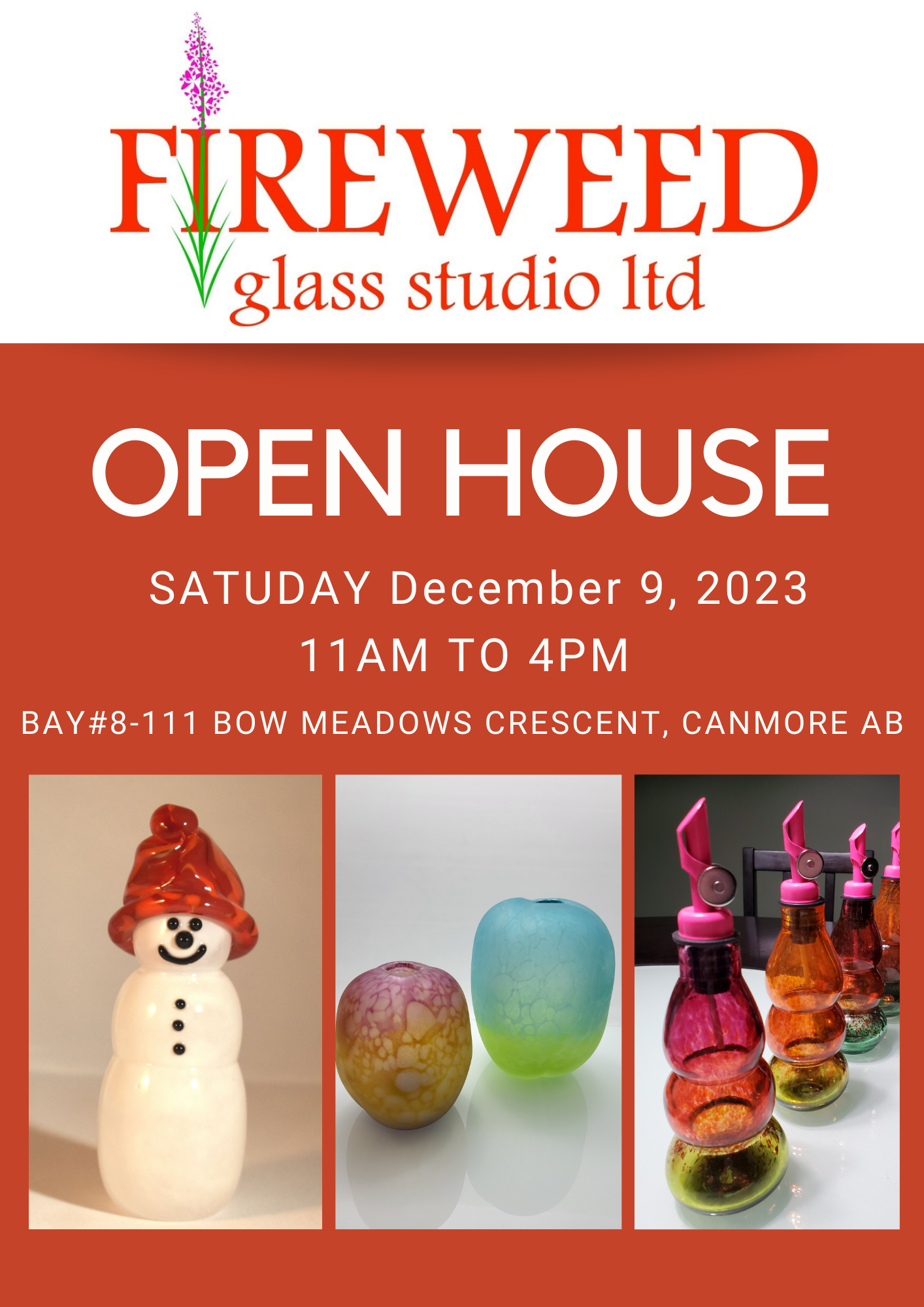 Fireweed Glass Studio OPEN HOUSE