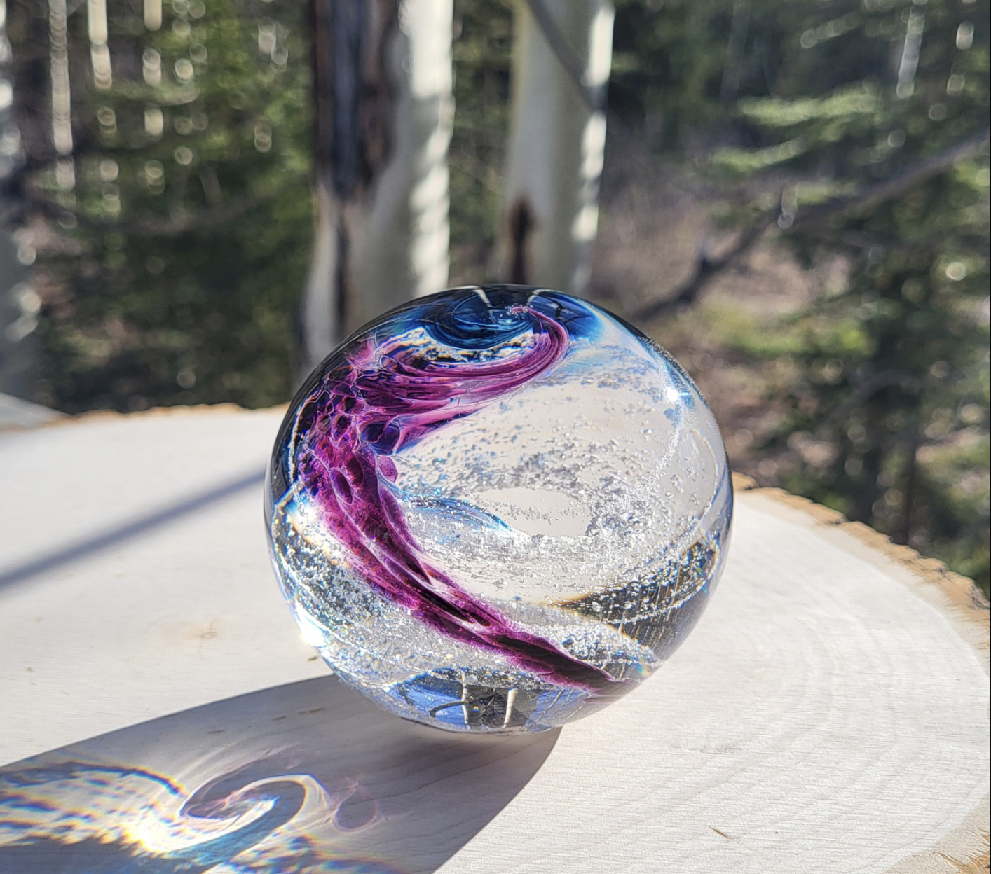 "Wave Globe" round orb
