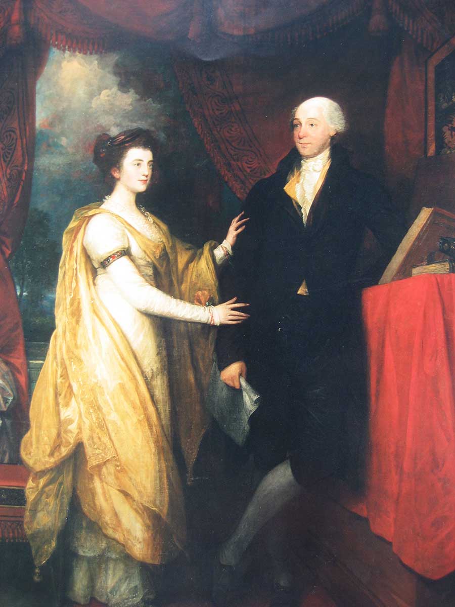 Benjamin West. Portrait of William Hamilton and Ann Hamilton Lyle , oil on canvas, 1745-1813 (Historical Society of Pennsylvania, Philadelphia).