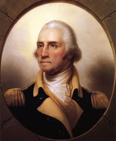Portrait of George Washington by Rembrandt Peale; from the Athenaeum of Philadelphia