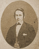 Thomas Eakins' school picture, taken at Central High School, 1861. From the Pennsylvania Academy of Fine Arts.