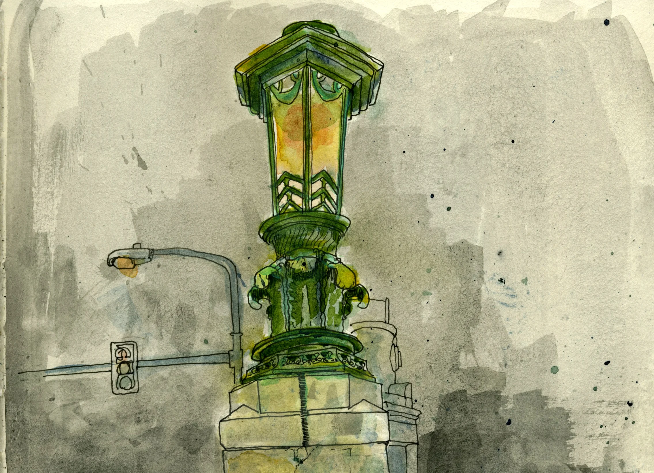 Detail of the University Avenue Bridge by artist Ben Leech