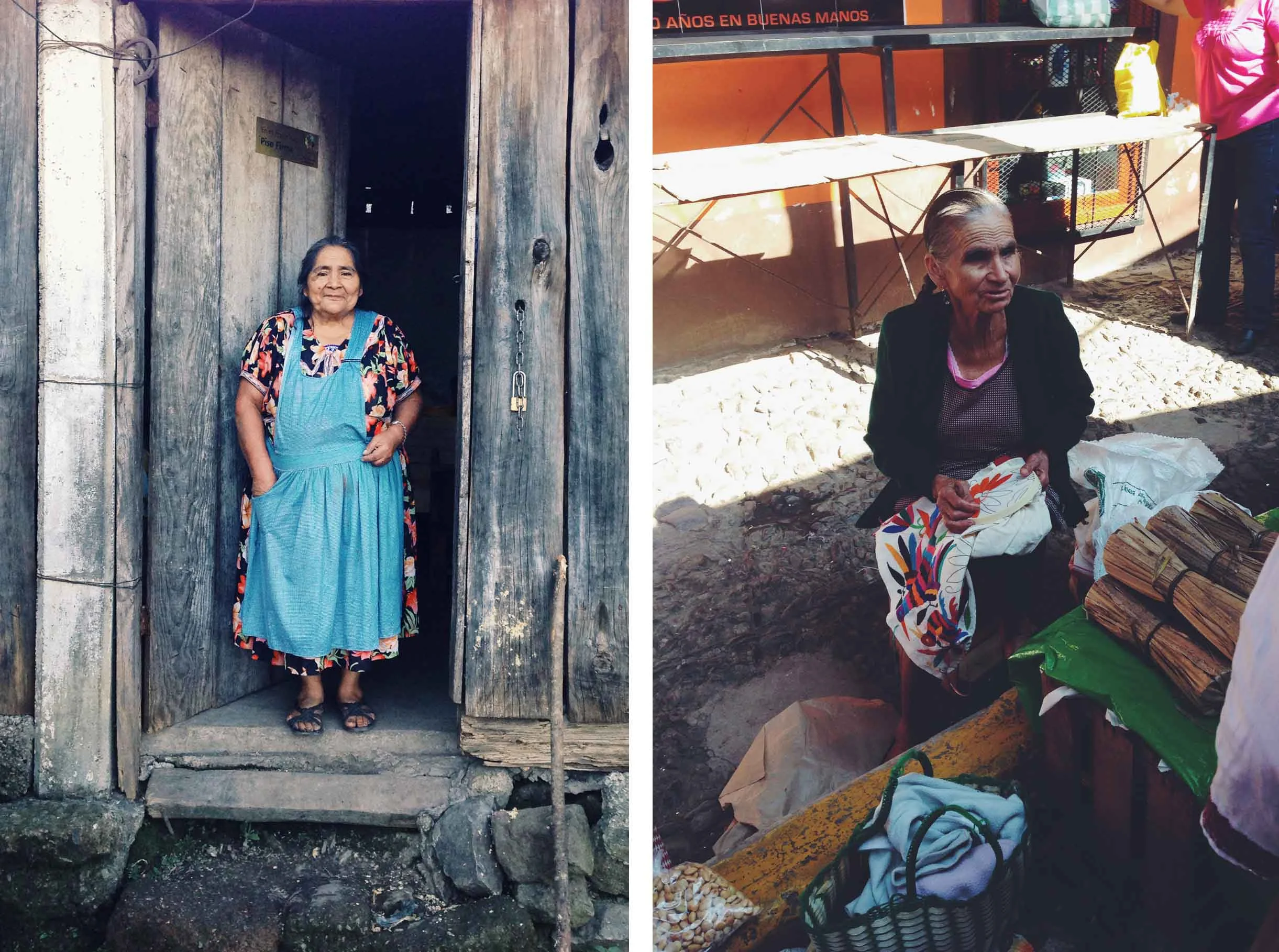 Otomi women in the community of Tenango, Hildalgo, Mexico. SOURCE
