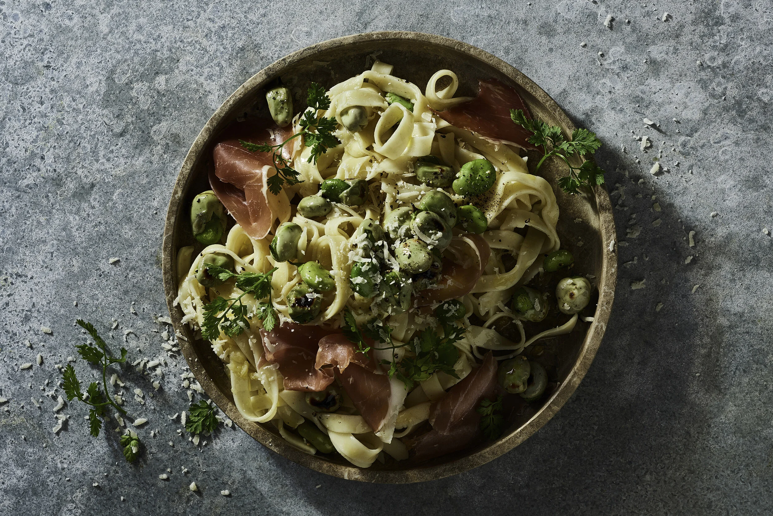 Egg Noodle Fettucini Prep2403.JPG