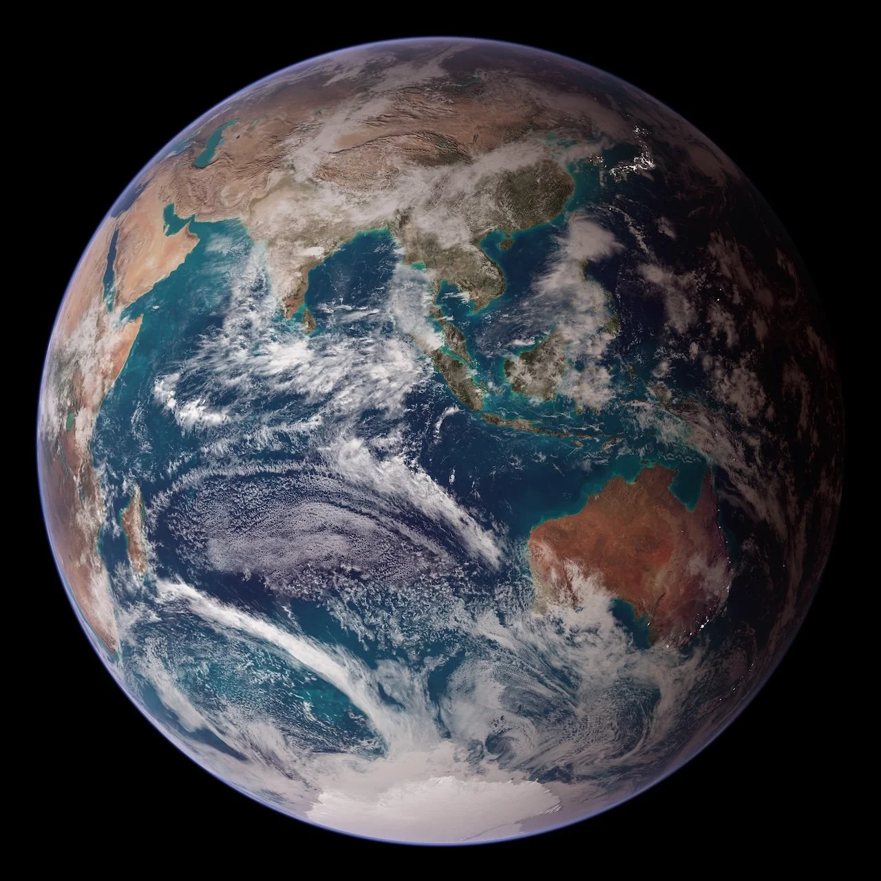 Blue Rocks Earth A Blue Marble Dreaming of Humanus Pacificus — Christopher Roosen