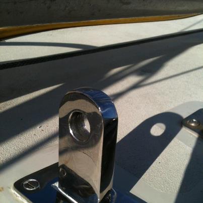 Newport 41 new chainplate