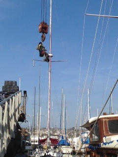 CCR Aloft with Crane