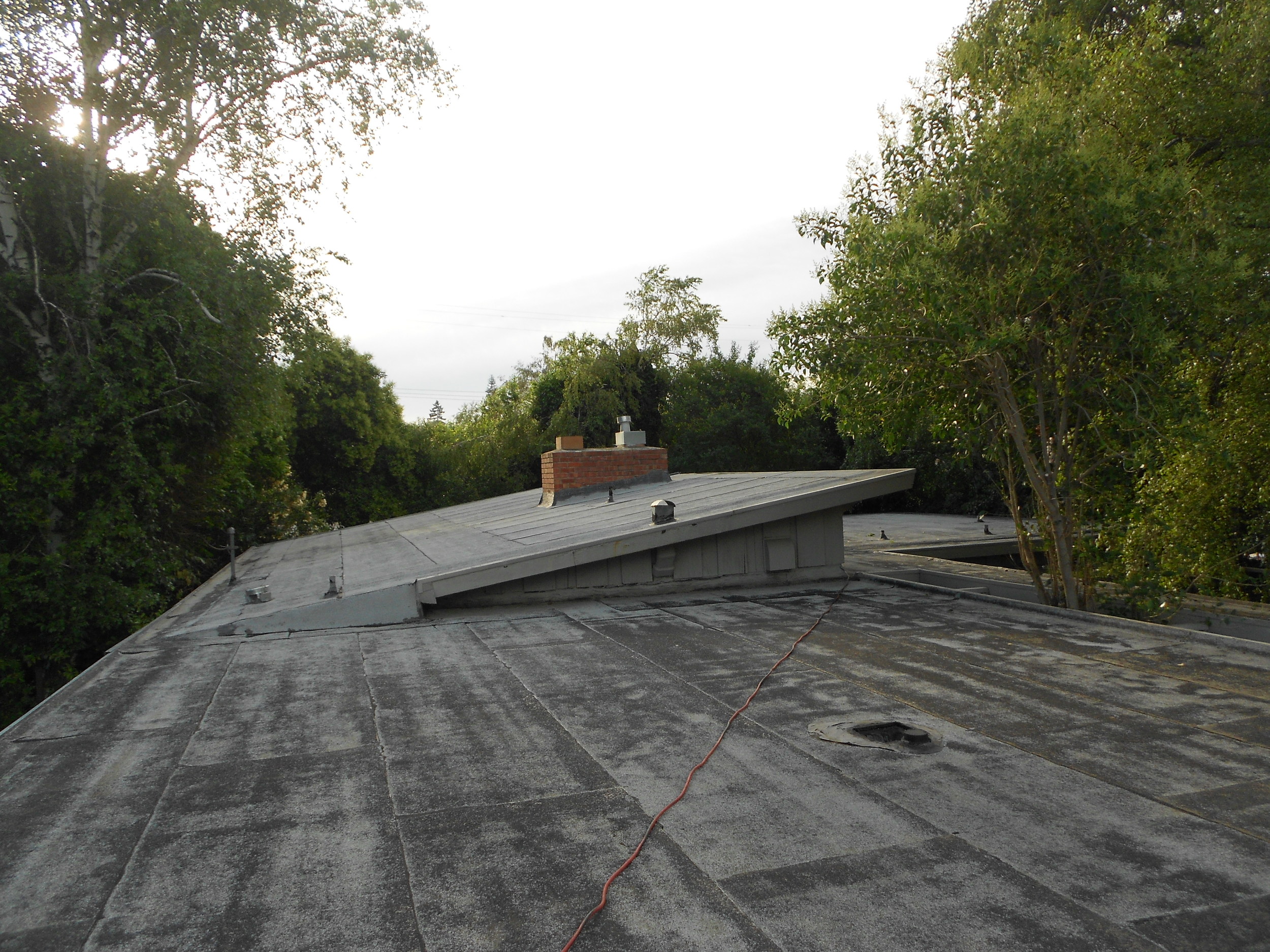 Completed Foam & Coatings Project by Ved's Roofing of Yuba City, CA.