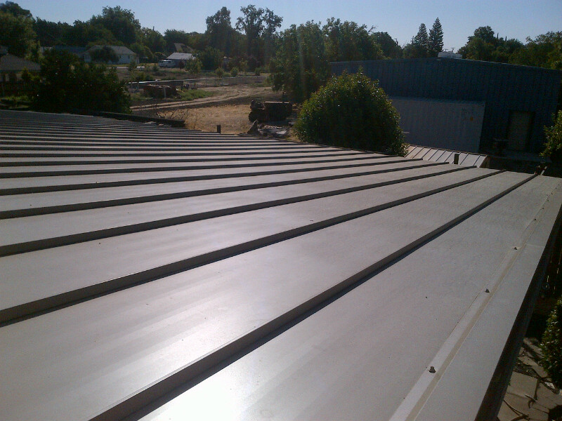 Completed Metal Roofing Project by Ved's Roofing of Yuba City, CA.