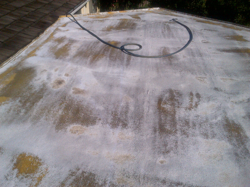 Completed Foam & Coatings Project by Ved's Roofing of Yuba City, CA.