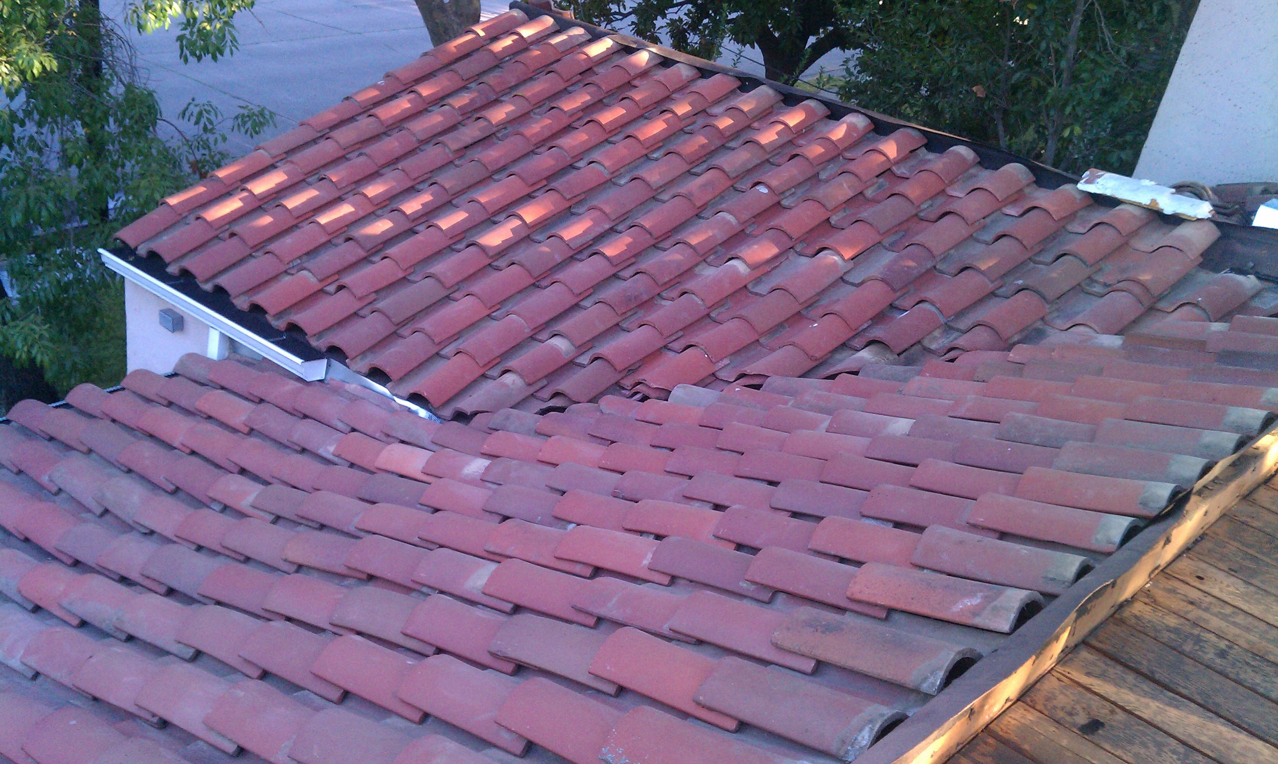Completed Tile Roofing Project by Ved's Roofing of Yuba City, CA.